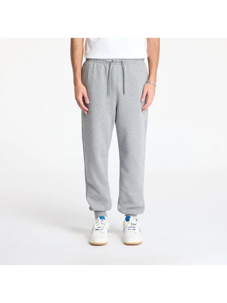 Pantaloni Jordan din fleece alb
