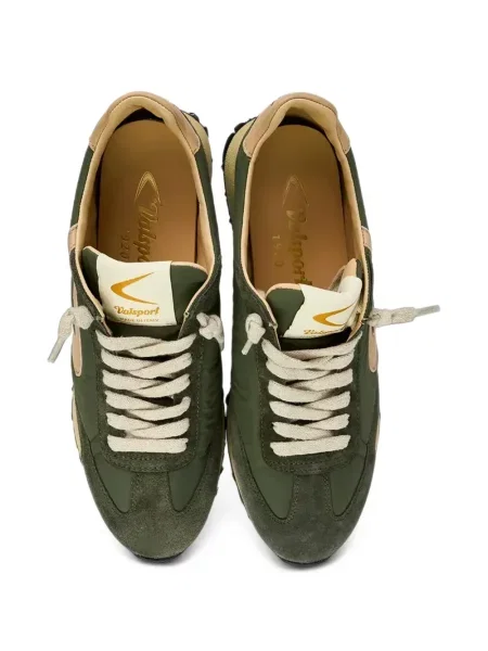 Sneakerși Valsport din piele de căprioară verde