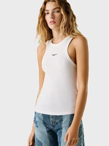 Майка майка Pepe Jeans біла