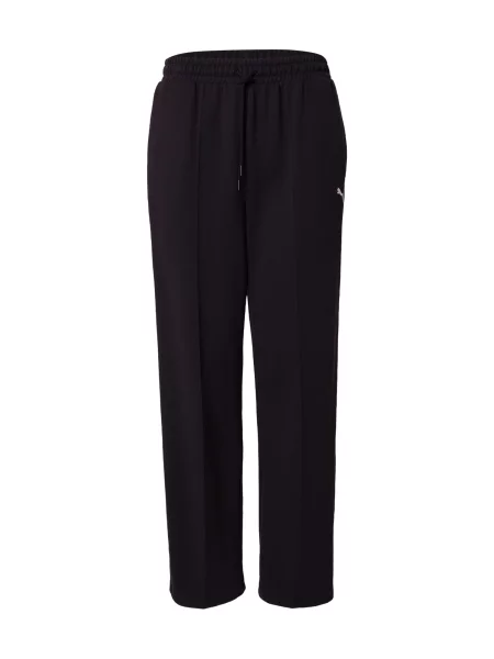 PUMA Pantaloni Essentials negru alb