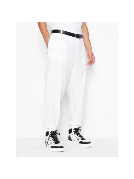 Spodnie Armani Exchange białe