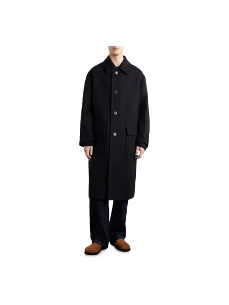 Płaszcz Dries Van Noten czarny