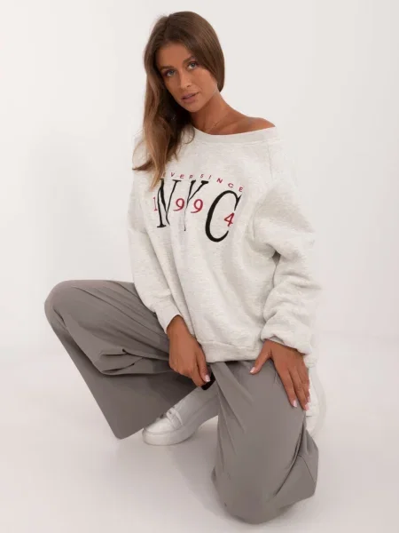 Hanorac Fashionhunters melange gri