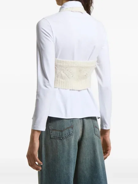 Dzianinowy top Peserico biały