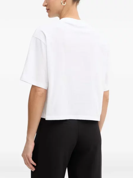 Tricou Iceberg cu broderie alb