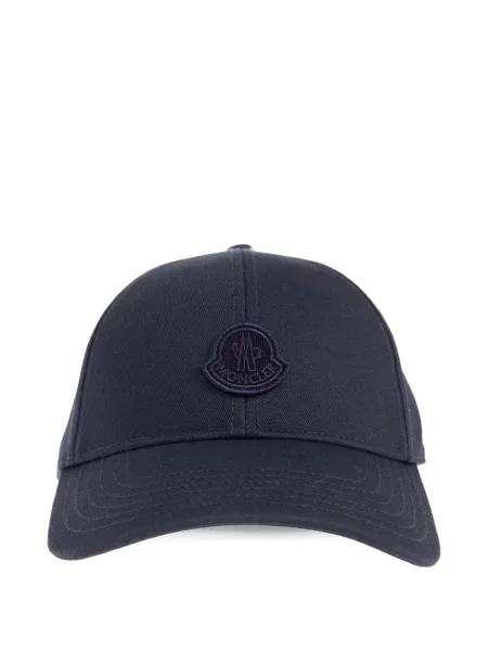 Șapcă Moncler cu autograf albastru