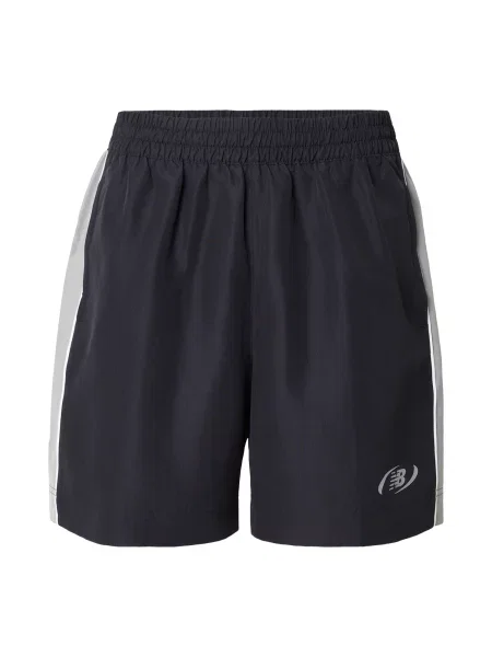 New balance Pantaloni gri / negru alb