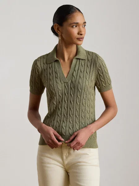 Lauren Ralph Lauren Pulover oliva zelena