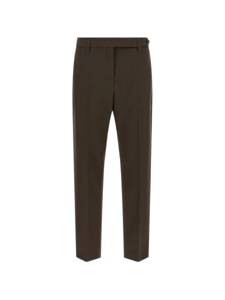 Pantaloni Brunello Cucinelli conici maro