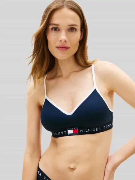 Biustonosz z pasek z logo model RIB BRALETTE LIFT' Tommy Hilfiger