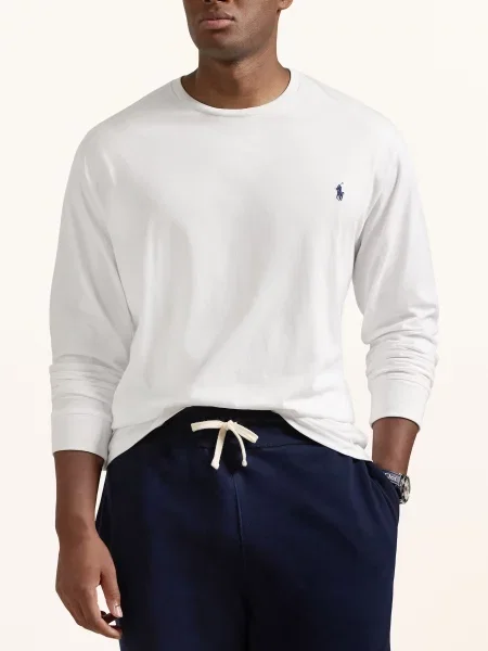 Polo Ralph Lauren Big & Tall Koszulka Z Długim Rękawem weiss biała