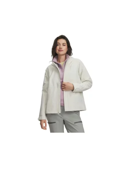 Kurtka przeciwdeszczowa Under Armour Cloudstrike Femme biała