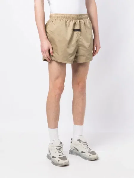 Шорти Fear Of God Essentials с автограф зелено