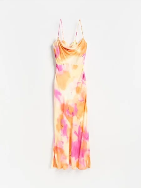 Reserved Rochie din cu model multicolor