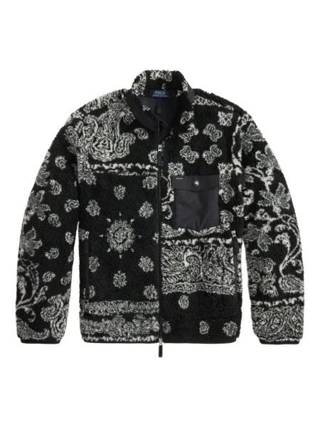 Șapcă Polo Ralph Lauren de mătase cu broderie cu dungi negru
