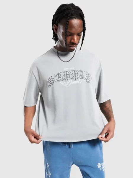 Supply&demand T-Shirt Gamer szara