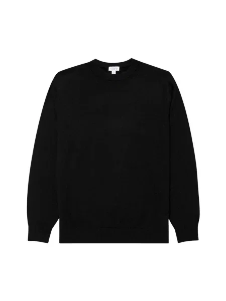 Sweter Sunspel z kaszmiru czarny