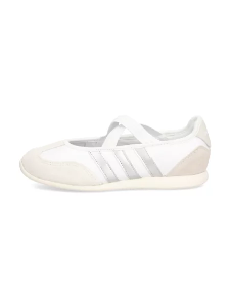ADIDAS SPORTSWEAR Baleríny s řemínky BARREDA starobéžová / stříbrně šedá bílá