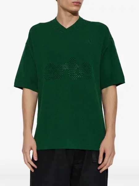 Tricou Adidas cu autograf verde