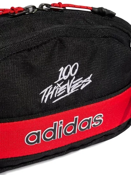 Pantaloni scurți Adidas cu broderie negru