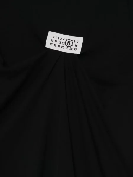Majica Mm6 Maison Margiela s autogramom crna