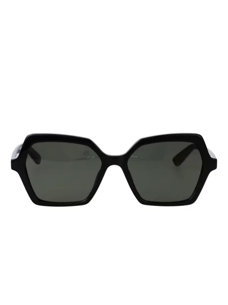 Ochelari de soare Alexander Mcqueen Eyewear cu imprimeu geometric negru