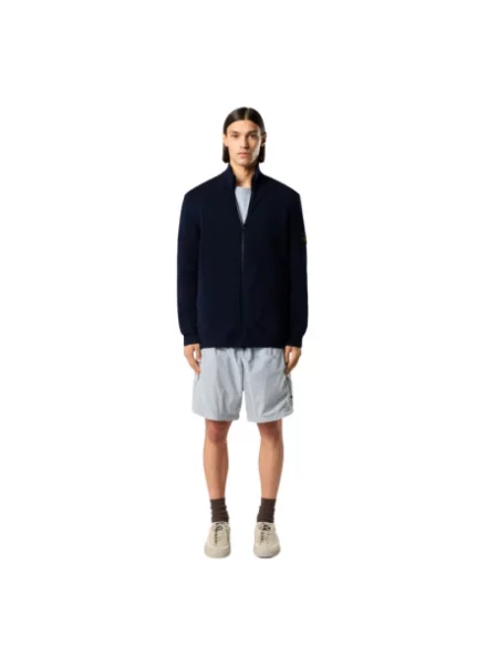 Kardigan Stone Island z kamieniami niebieski