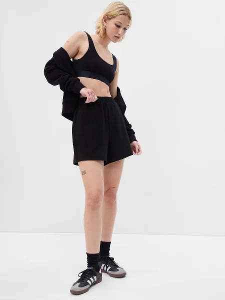 Elastyczna talia szorty Gap czarne