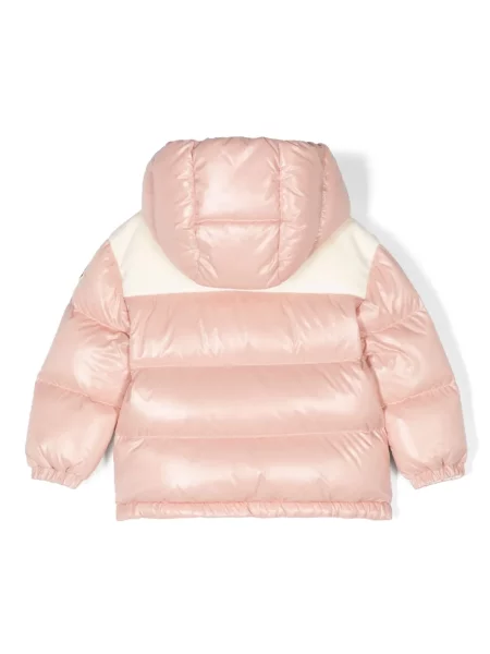 Kurtka puchowa dziecięca Moncler Enfant różowa