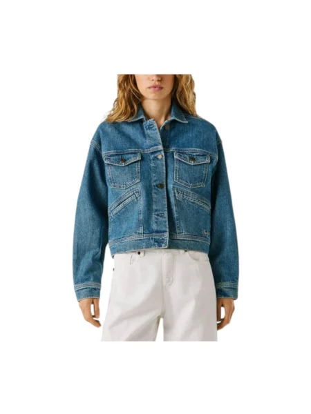 Kurtka jeansowa Pepe Jeans niebieska