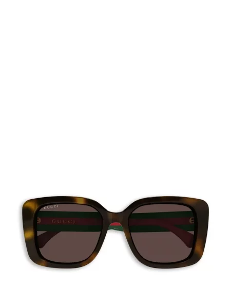 Ochelari de soare Gucci Eyewear cu autograf maro