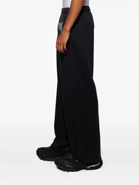 Pantaloni de trening Vetements cu imagine negru