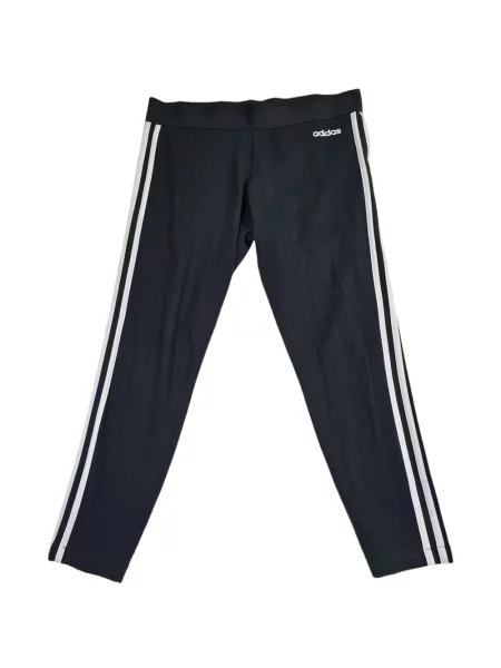 Papuci Adidas cu platformă cu dungi negru