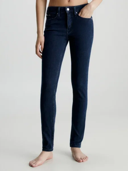 Blugi Calvin Klein Jeans albastru