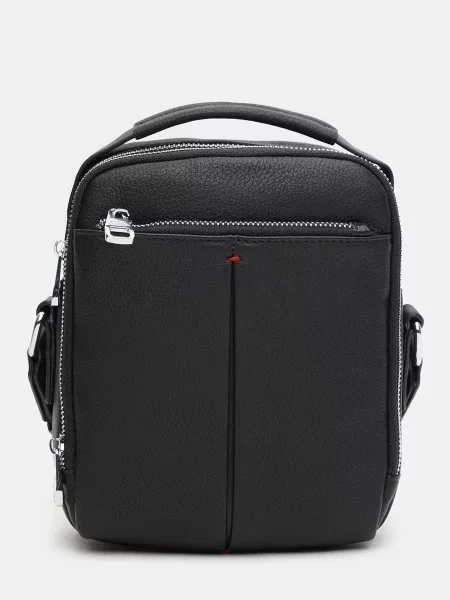 Кожаная сумка через плечо Ricco Grande черная