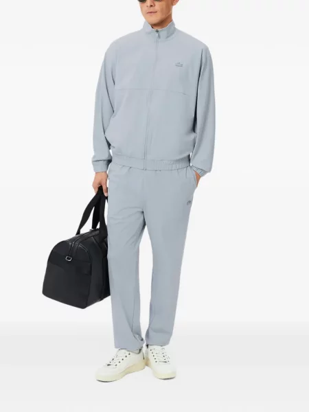 Geacă Lacoste alergare stretch gri