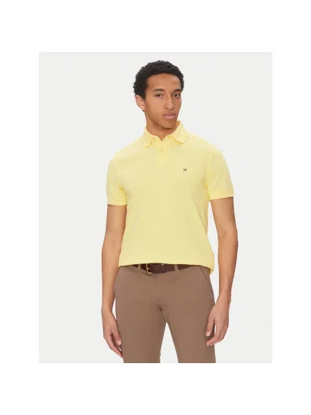 Tommy Hilfiger Polo majica Regular Fit rumena