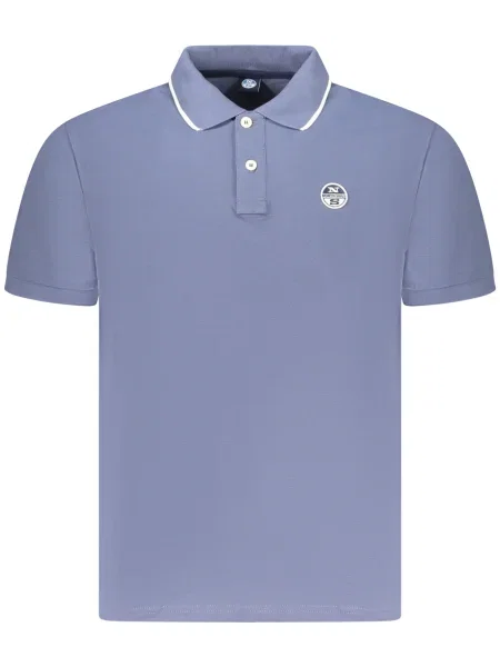 Поло тениска North Sails с къс ръкав синьо