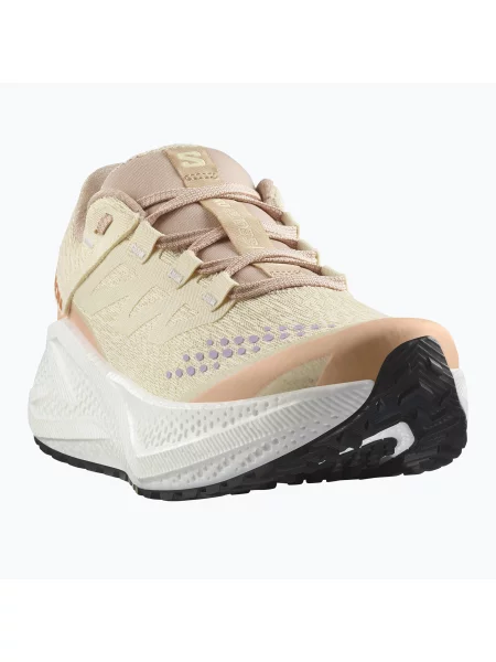 Кросівки для бігу Salomon Aero Glide 3 Gravel shortbread/white/fushion coral білі