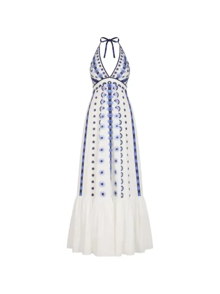 Rochie maxi Temperley London alb