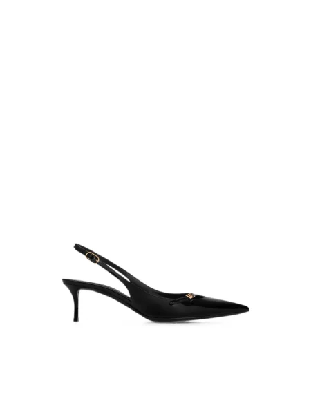 Czółenka Dolce And Gabbana skórzana czarna