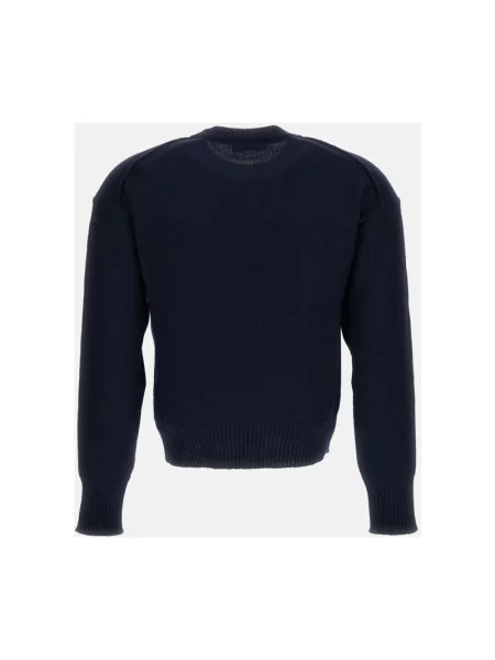 Sweter Erdem wełniany niebieski