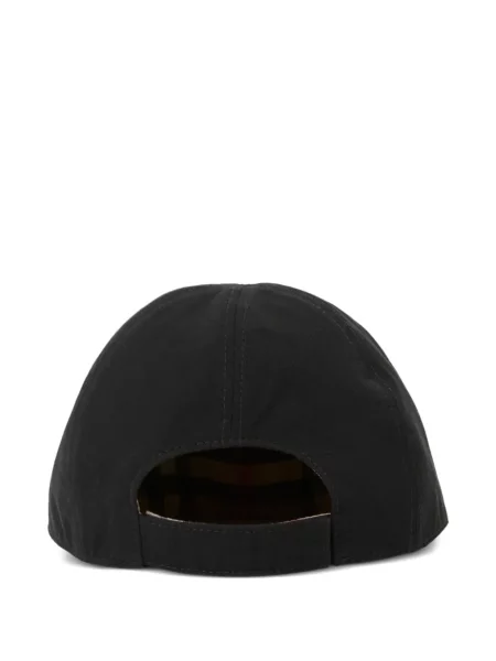 Czapka z daszkiem dziecięca Burberry czarna