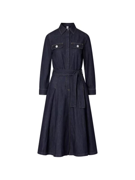 Lung rochie din denim Liu Jo albastru