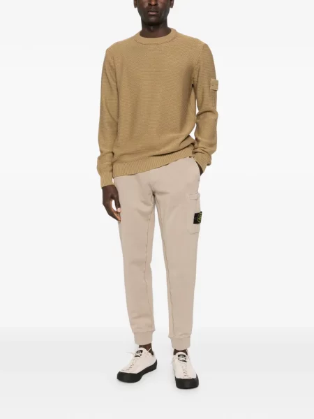 Pantaloni cargo Stone Island cu strasuri