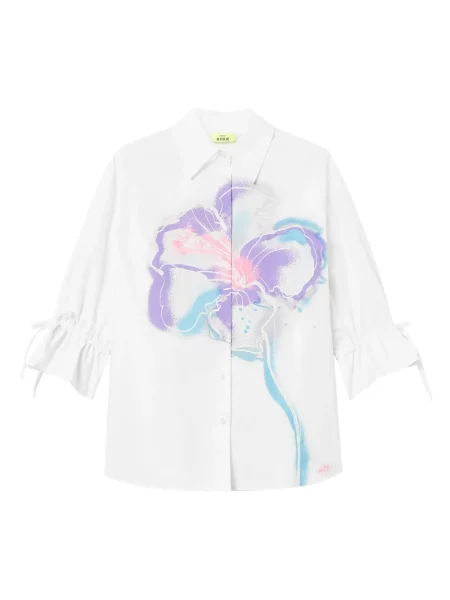 Cămașă Twinset cu model floral cu imagine