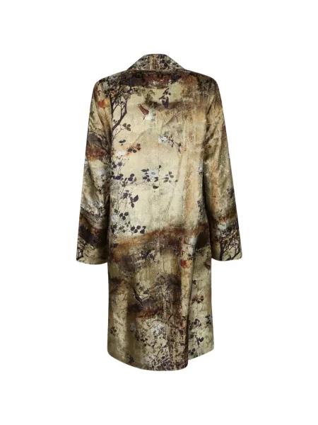 Palton Pierre-louis Mascia cu model floral cu imagine din jacard
