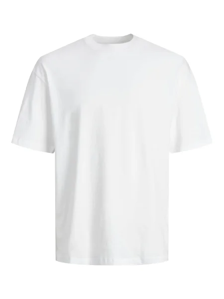 JACK & JONES Tričko JJHUGO čierna biela
