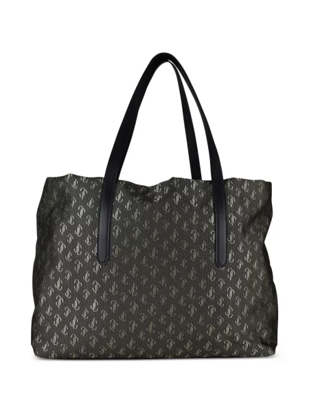 Kabelka Jimmy Choo s autogramem černá