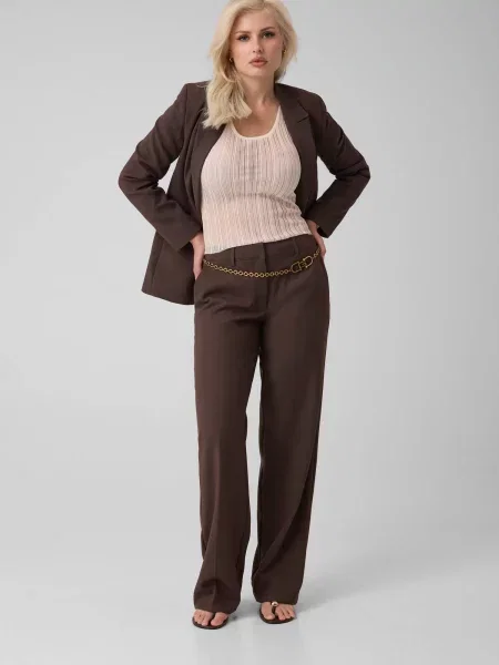 GUESS Pantaloni New Joandra | Relaxed fit maro